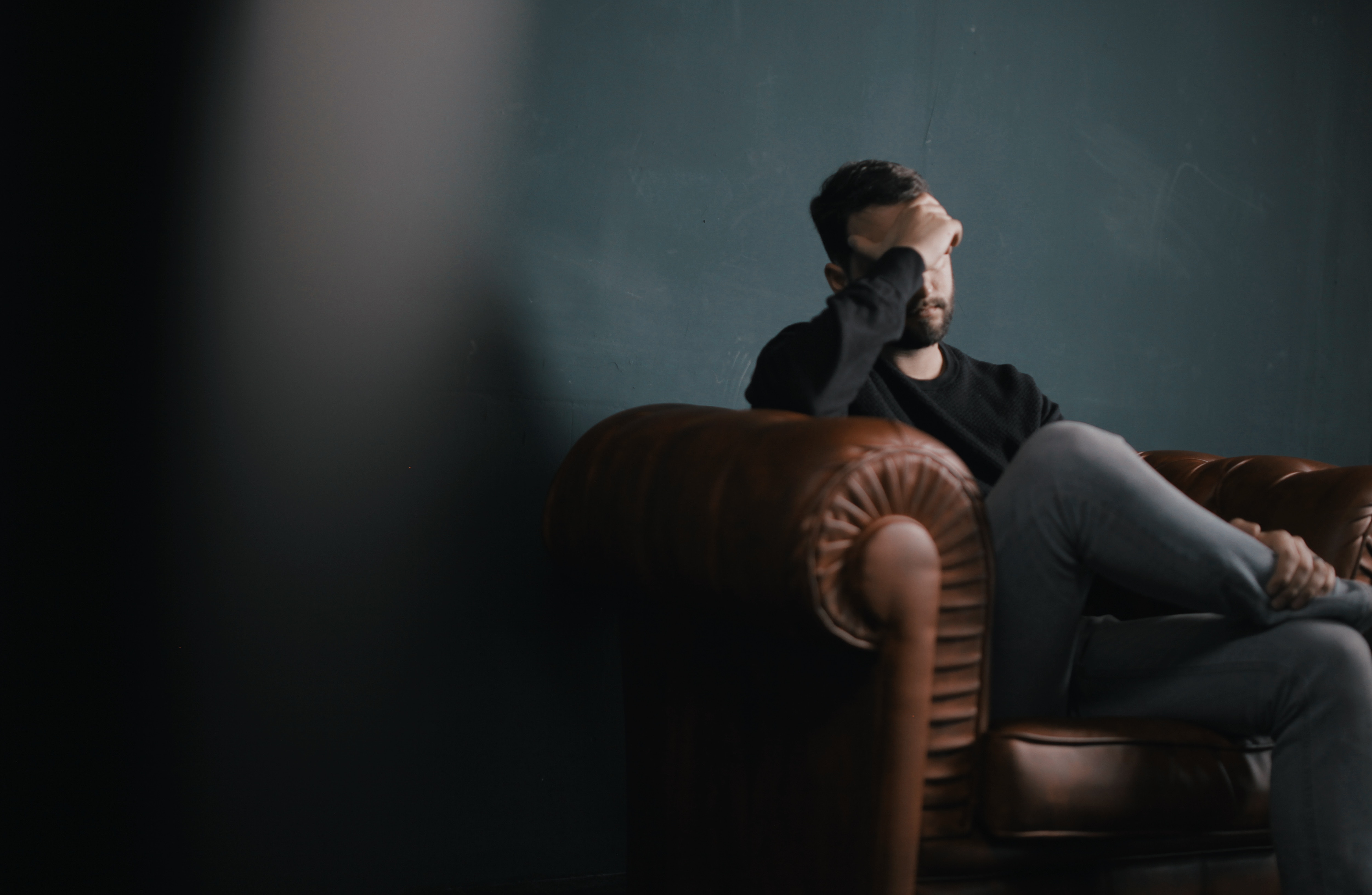 Man on couch